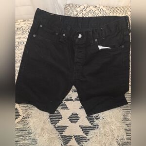 Levi 501 Classic Black Denim Men's Shorts